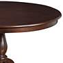 3_Fairview 42" Wide Espresso Round Wood Pedestal Dining Table more views