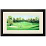 1_Fairway Shot II 49" Wide Rectangular Giclee Framed Wall Art