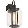 Fairwinds 12.4"H Oil Rubbed Bronze Outdoor Sconce w/ Clear Glass Shade