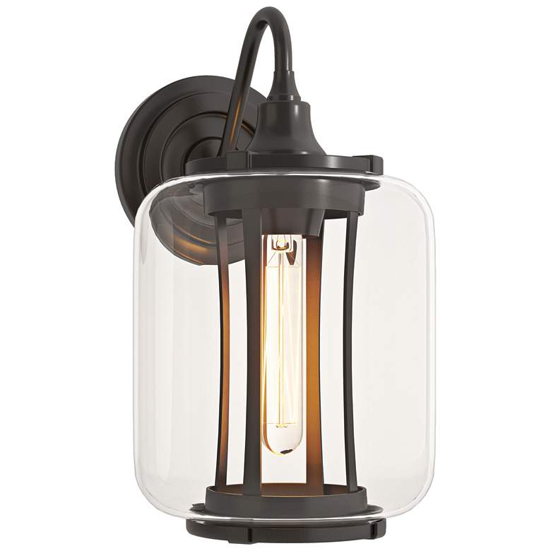 Image 1 Fairwinds 12.4"H Oil Rubbed Bronze Outdoor Sconce w/ Clear Glass Shade