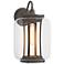 Fairwinds 14.7"H Large Natural Iron Outdoor Sconce w/ Clear Shade
