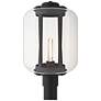 Fairwinds 18.4"H XL Coastal Black Outdoor Post Light w/ Clear Shade