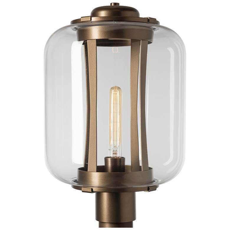 Image 1 Fairwinds 18.4"H XL Coastal Bronze Outdoor Post Light w/ Clear Shade