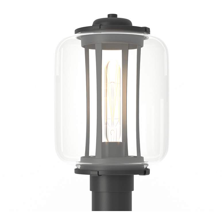 Image 1 Fairwinds Coastal Black Outdoor Post Light With Clear Glass