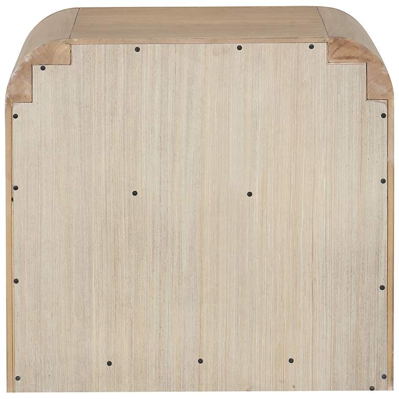 Image 4 Falkner Modern Natural 1 Drawer Nightstand With Felt Lined Drawer more views