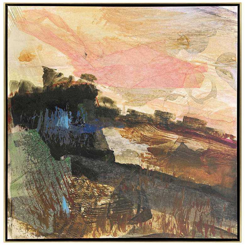 Image 1 Fall Blaze VI 41"W x 41"H Contemporary Canvas