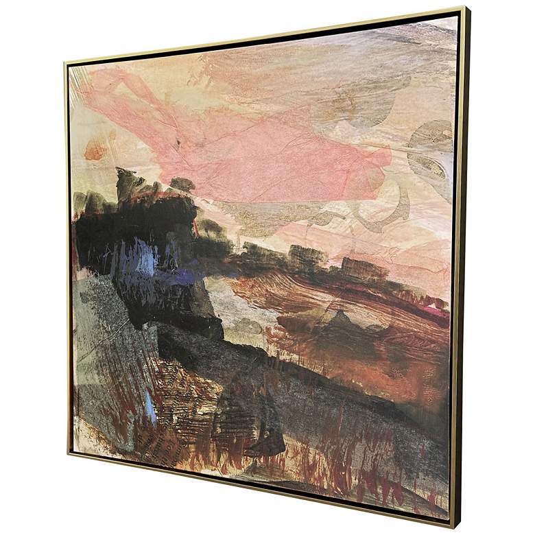 Image 2 Fall Blaze VI 41"W x 41"H Contemporary Canvas more views