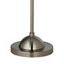 Fall Leaves Brushed Nickel Pull Chain Floor Lamp
