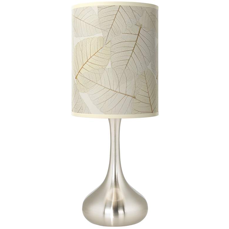 Image 1 Fall Leaves Giclee Droplet Table Lamp
