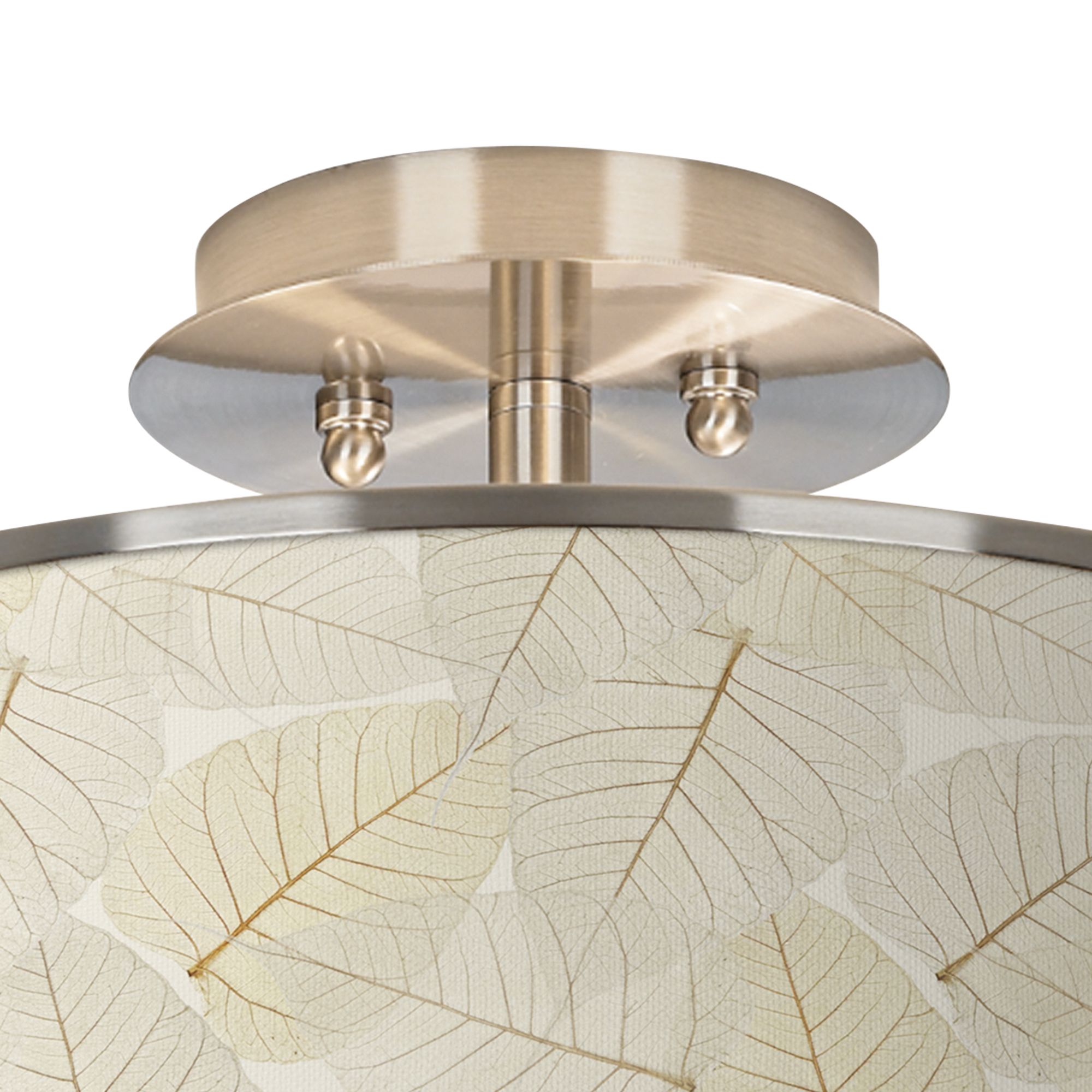 Image 2 Fall Leaves Giclee Glow 14" Wide Ceiling Light more views