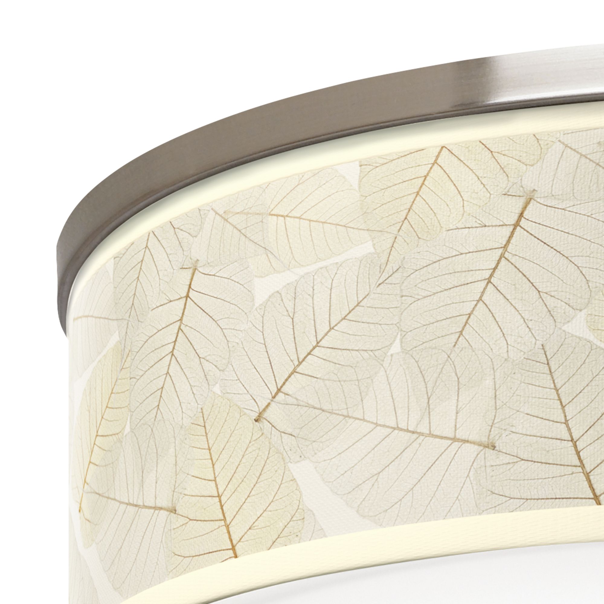 Image 2 Fall Leaves Giclee Nickel 20 1/4" Wide Ceiling Light more views