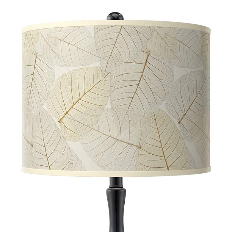 Image 2 Fall Leaves Giclee Paley Black Table Lamp more views