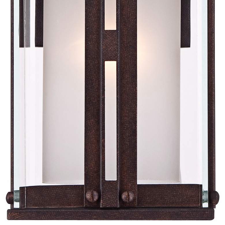 Image 3 Fallbrook Collection 11 3/4 inch High Bronze Outdoor Wall Light more views