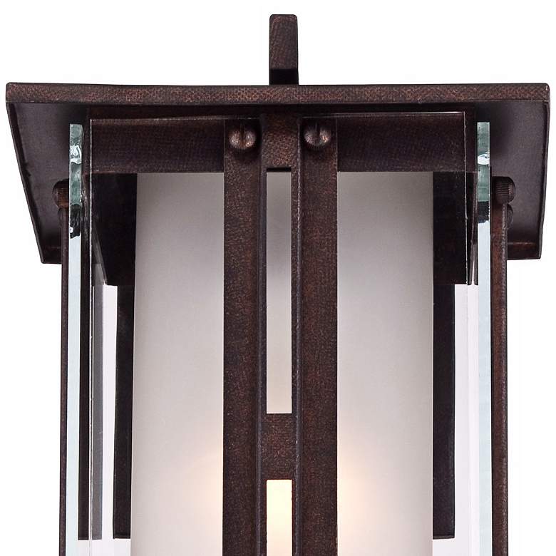 Image 4 Fallbrook Collection 11 3/4 inch High Bronze Outdoor Wall Light more views