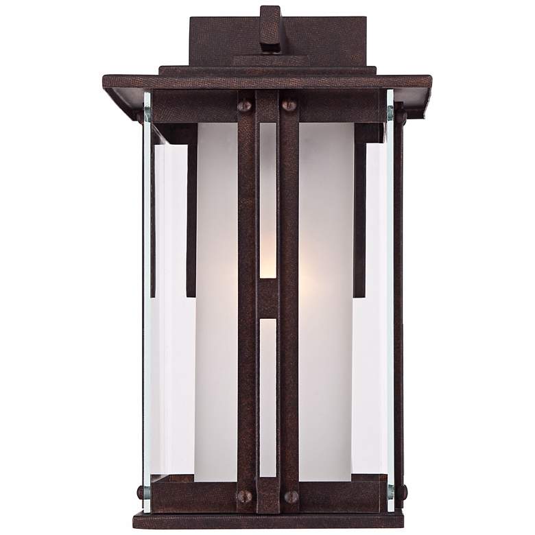 Fallbrook Collection 13 inch High Bronze Outdoor Wall Light more views