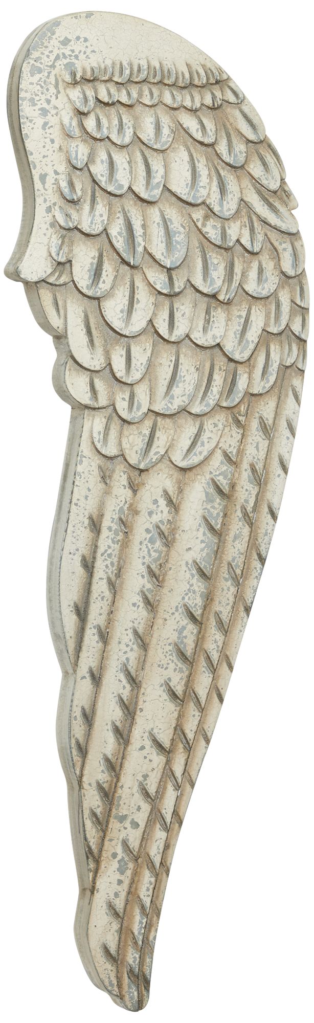 Image 3 Fallen 40 1/2" High Distressed White Wood Wall Art Set of 2 more views