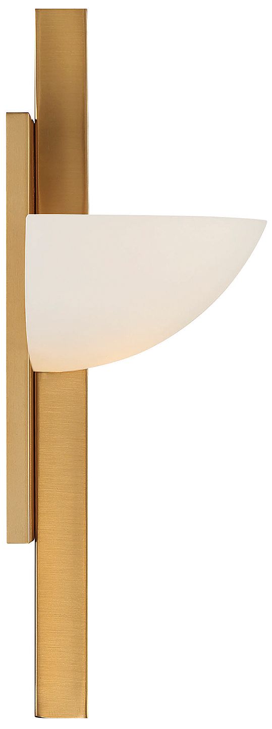 Image 5 Fallon 1-Light Wall Sconce in Warm Brass more views