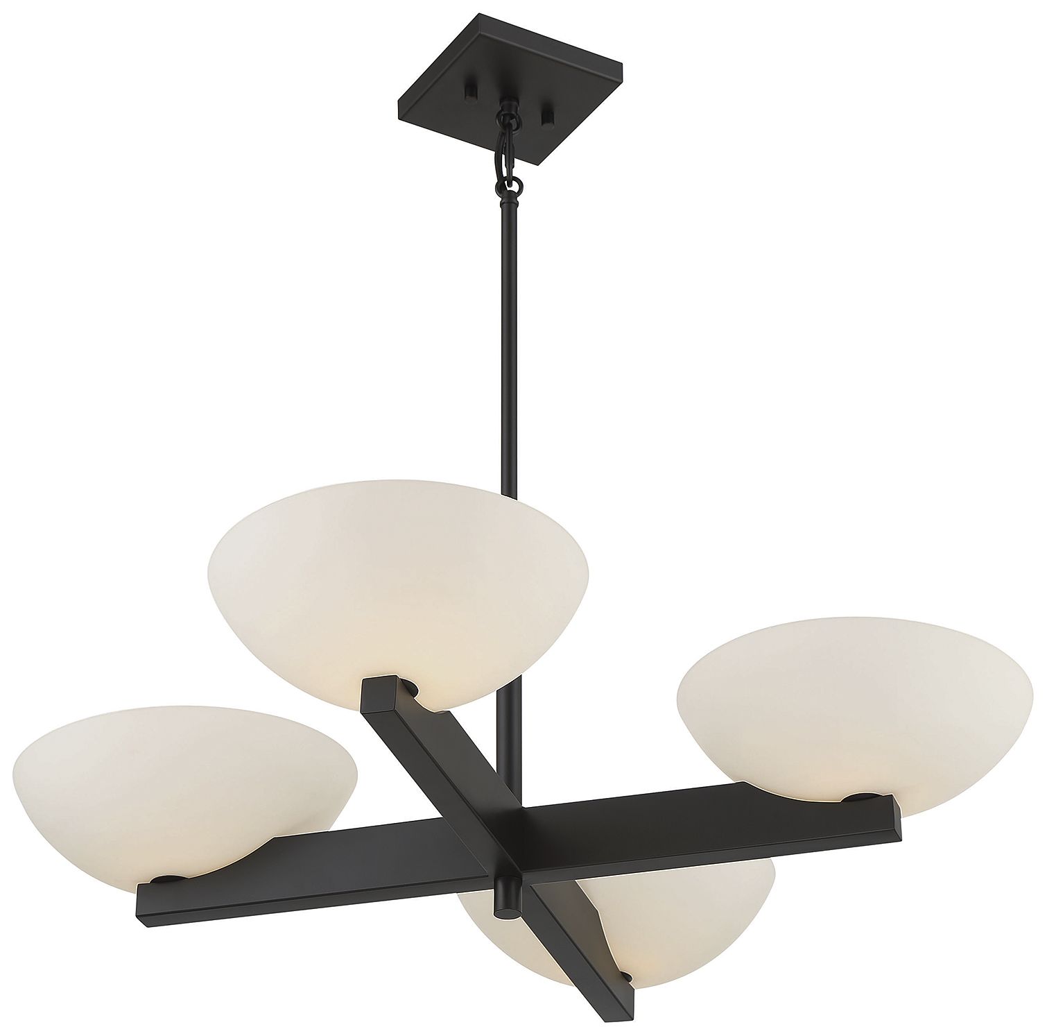 Image 4 Fallon 4-Light Chandelier in Matte Black more views