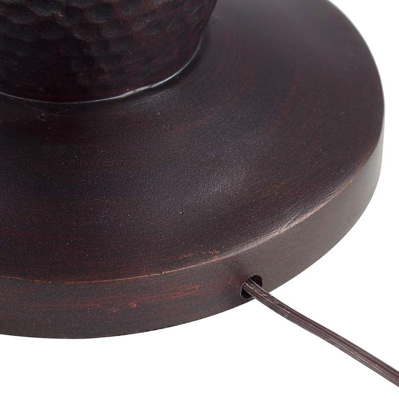 Fallon Bronze Finish Tray Table USB Floor Lamps - Set of 2 more views