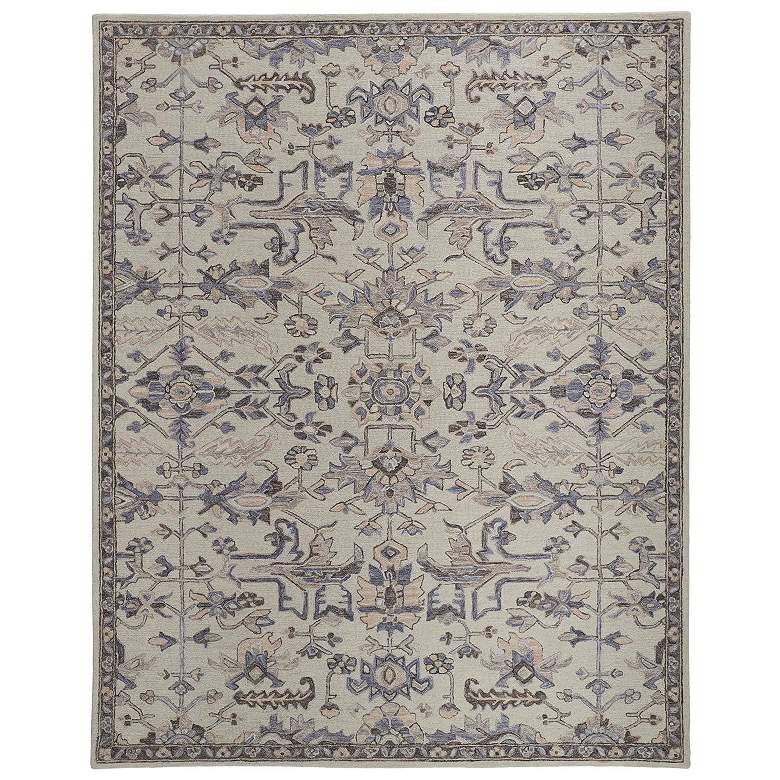 Image 1 Fallon Oriental Hand Tufted Ivory Area Rug 8' x 10'
