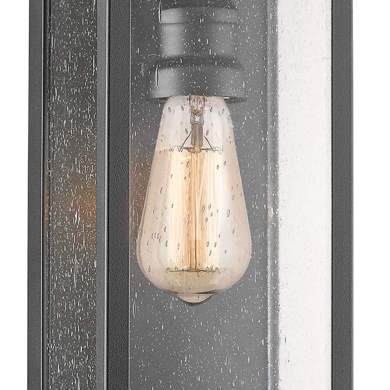 Image 2 Fallow 13" High Black Outdoor Wall Light more views