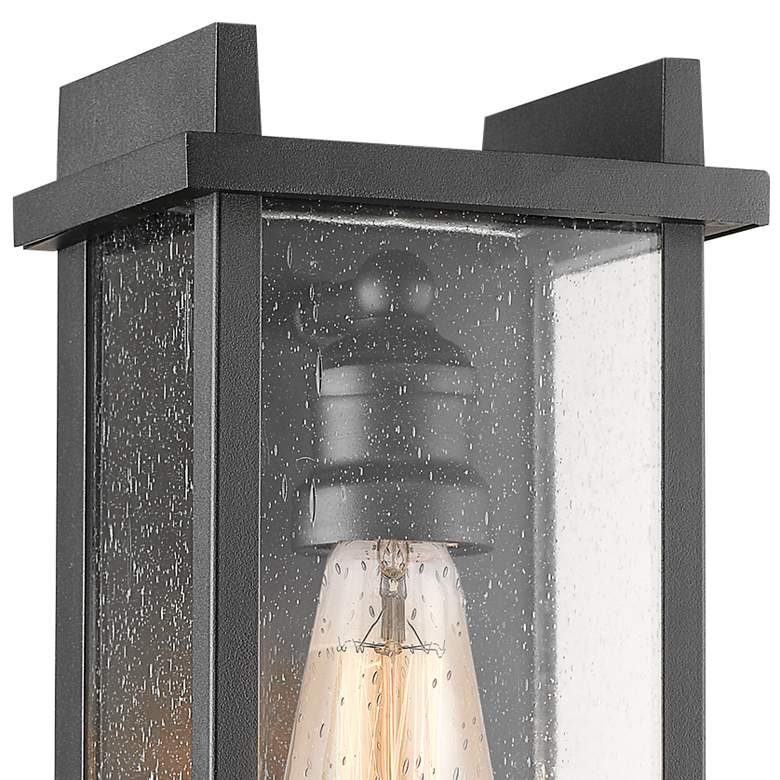 Image 3 Fallow 13" High Black Outdoor Wall Light more views
