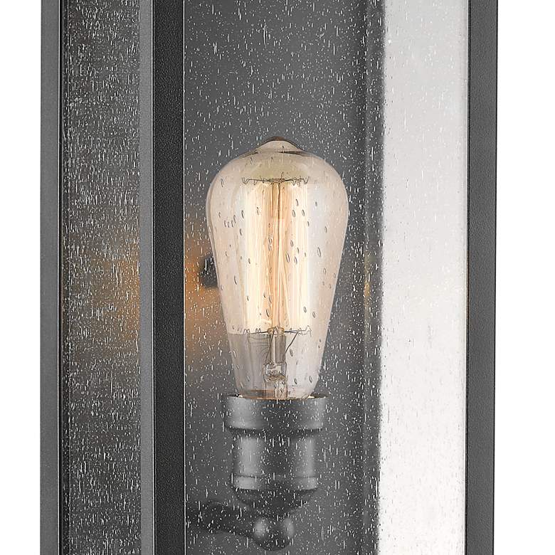 Image 2 Fallow 17 1/2 inch High Black Outdoor Wall Light more views