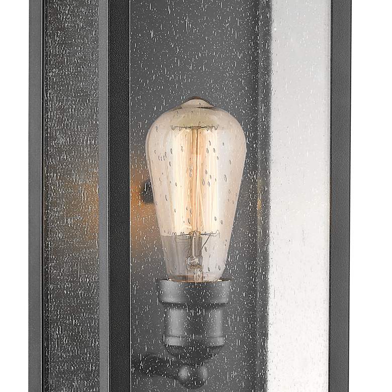 Image 2 Fallow 17 1/2" High Black Outdoor Wall Light more views