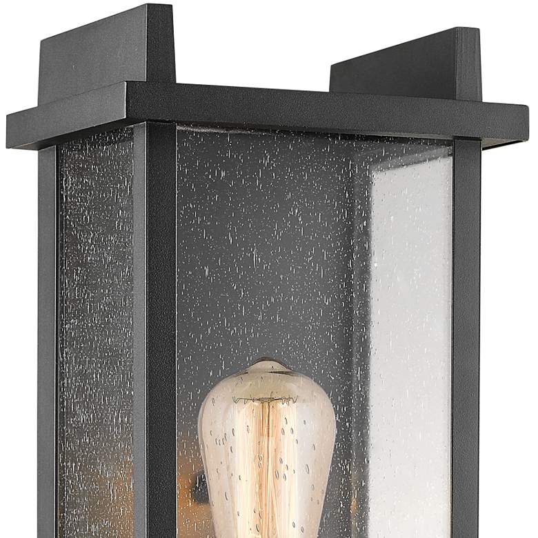 Image 3 Fallow 17 1/2 inch High Black Outdoor Wall Light more views