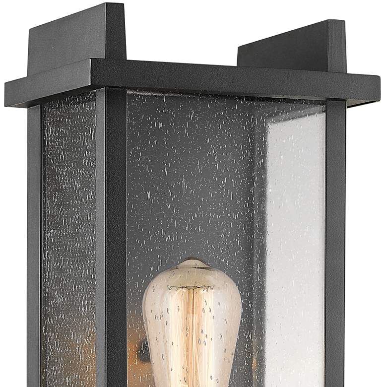 Image 3 Fallow 17 1/2" High Black Outdoor Wall Light more views