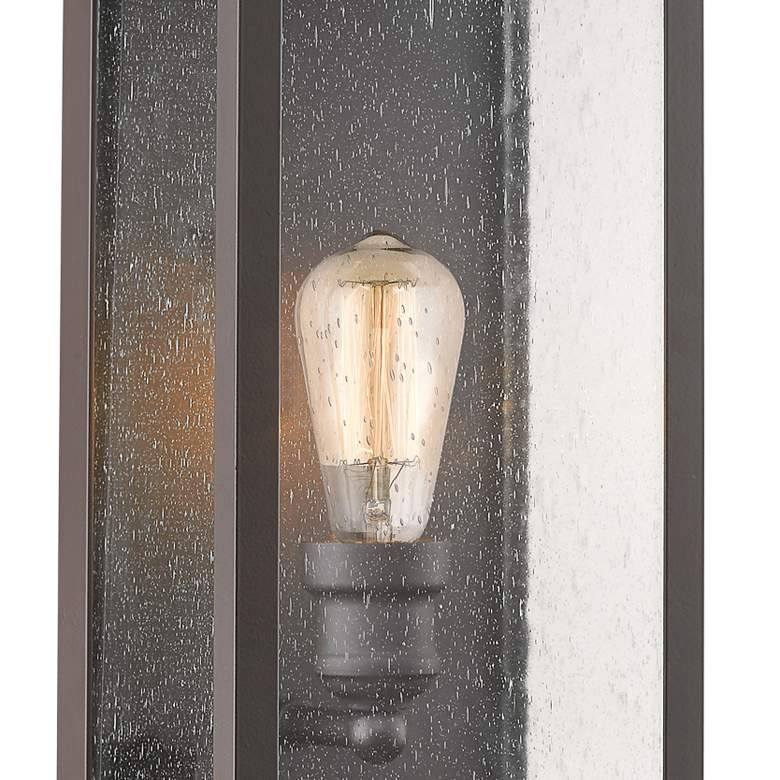 Image 2 Fallow 17 1/2" High Deep Bronze Outdoor Wall Light more views