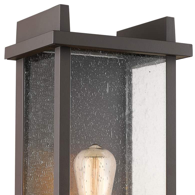 Image 3 Fallow 17 1/2" High Deep Bronze Outdoor Wall Light more views