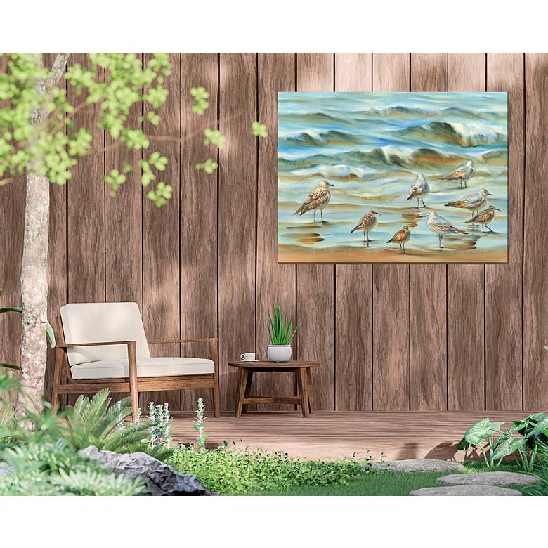 Image 4 Family Reunion 40" Wide All-Weather Outdoor Canvas Wall Art more views