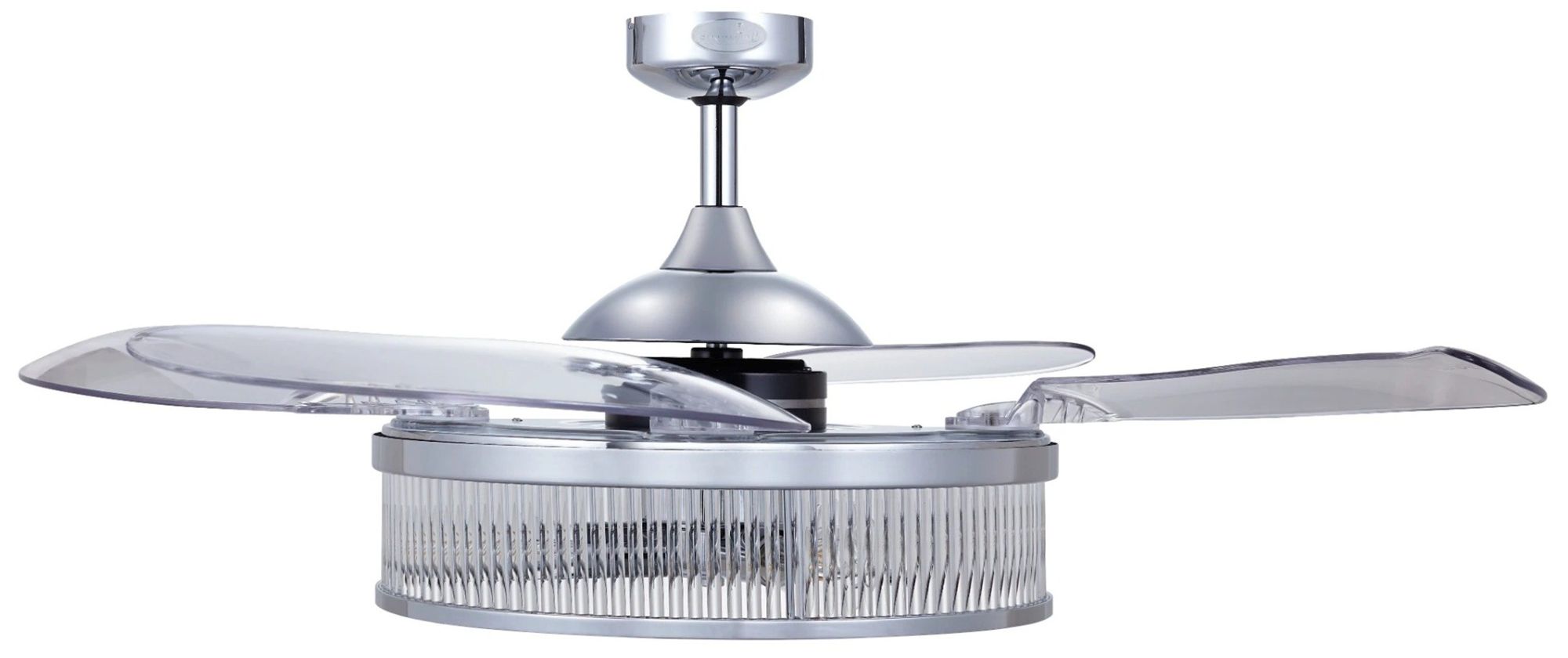 Thumbnail4 of Fanaway Corbelle 48" Chrome Retractable Blade Fan & Light more views