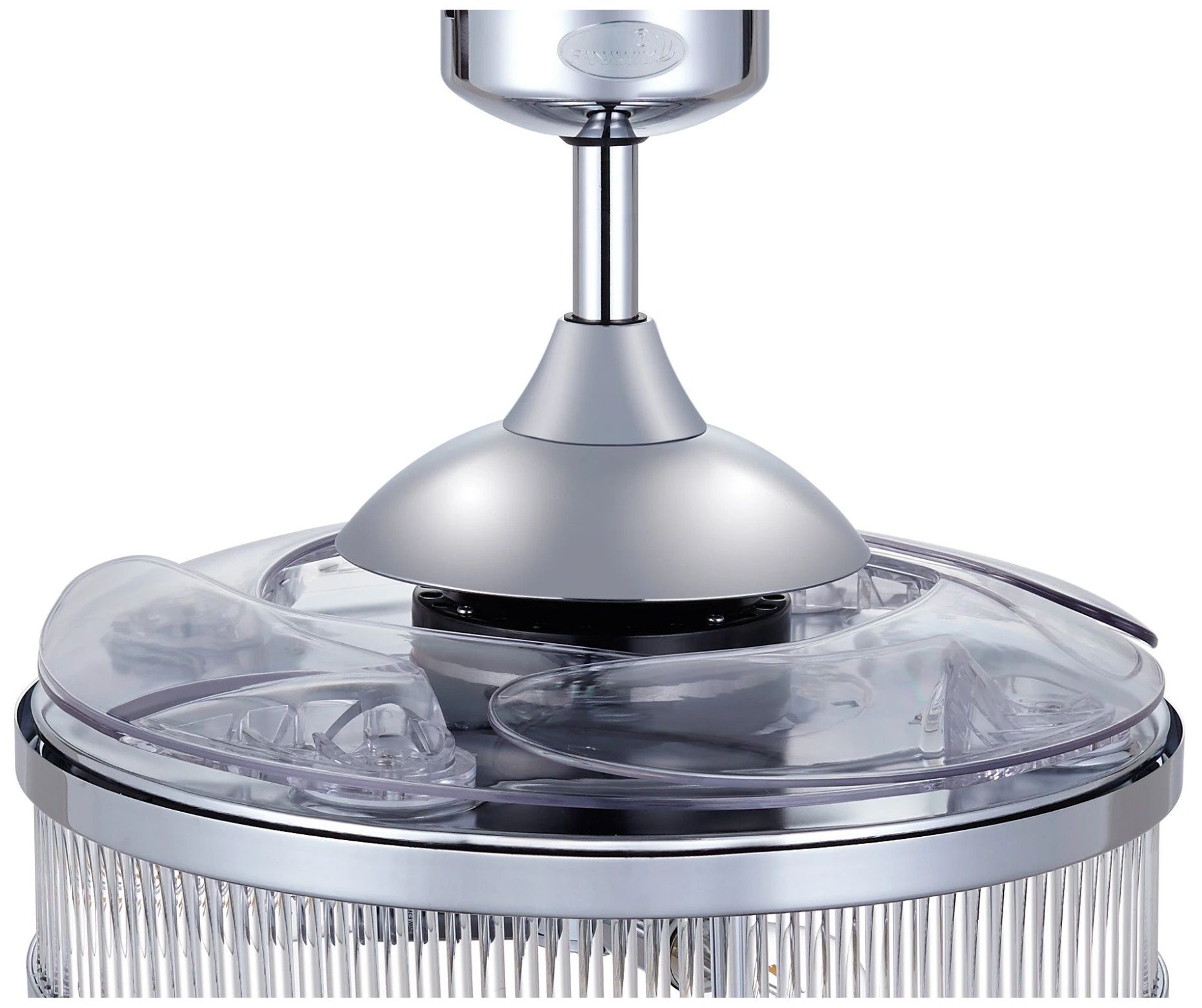 Fanaway Corbelle 48" Chrome Retractable Blade Fan & Light