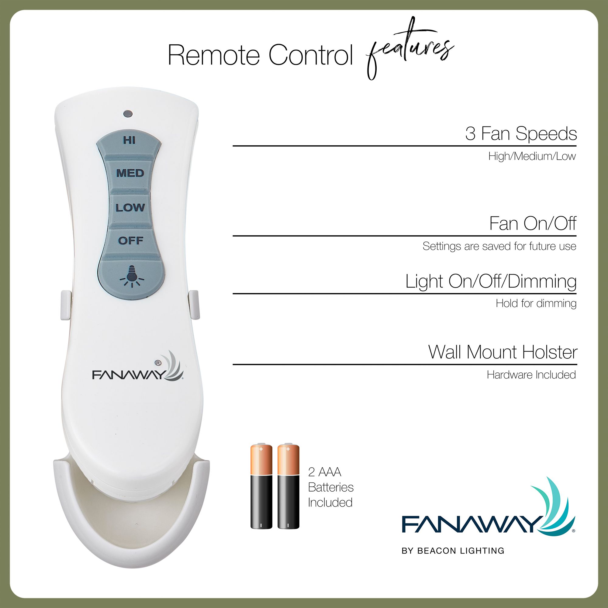 Fanaway Evo2 48" Brushed Chrome Retractable Blade Fan & Light