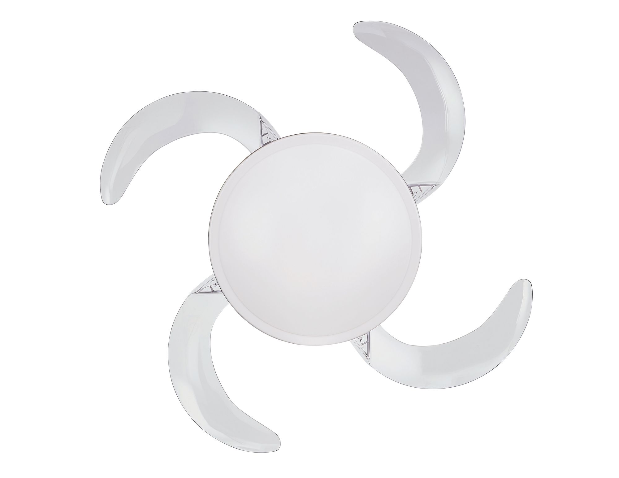 Fanaway Evo2 48" Brushed Chrome Retractable Blade Fan & Light