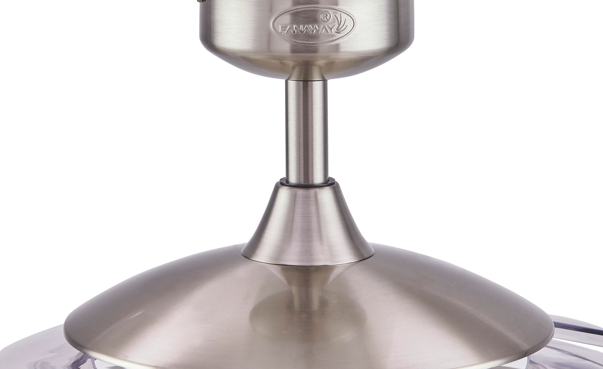 Image 7 Fanaway Evo2 48" Brushed Chrome Retractable Blade Fan & Light more views