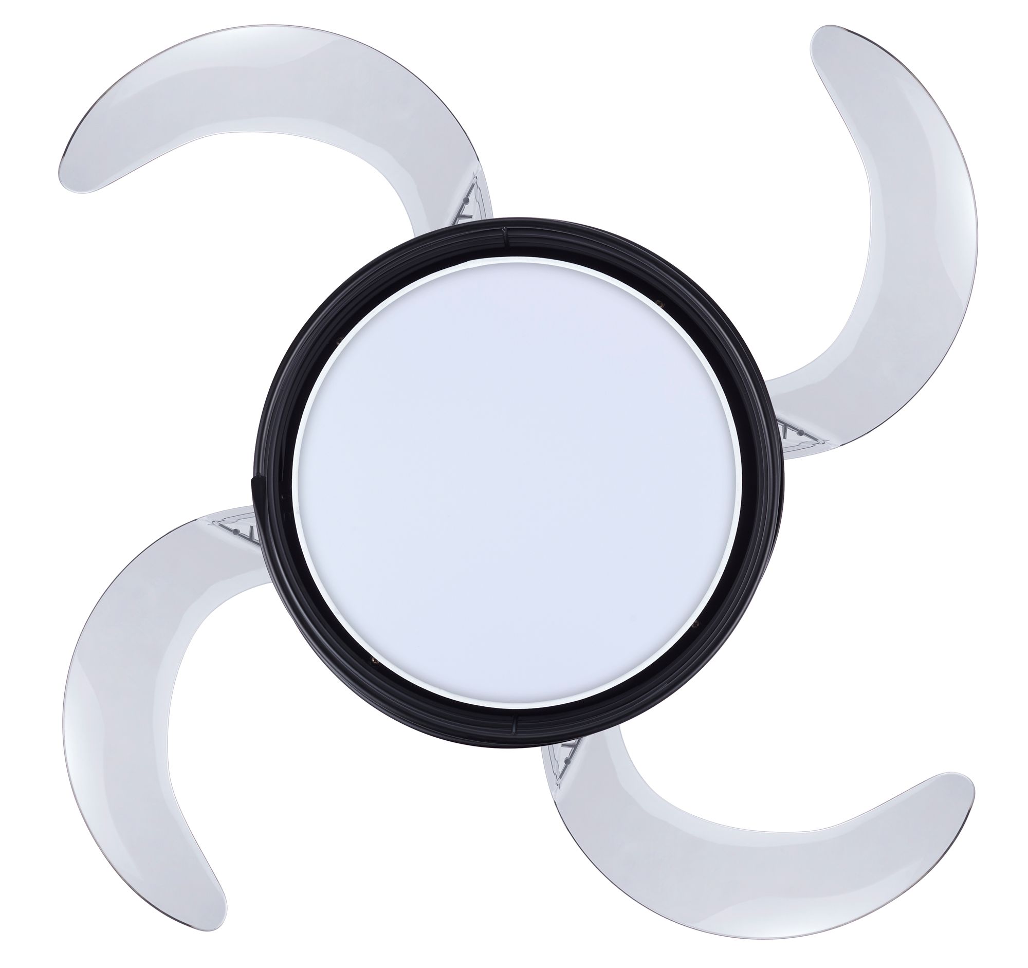 Fanaway Luna 48" Black Retractable Blade Fan & Light