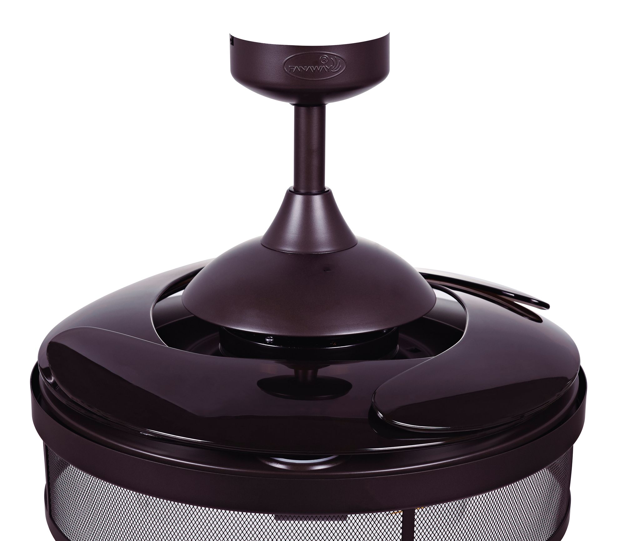 Fanaway Meridian 48" Oil Rubbed Bronze Retractable Blade Fan & Light