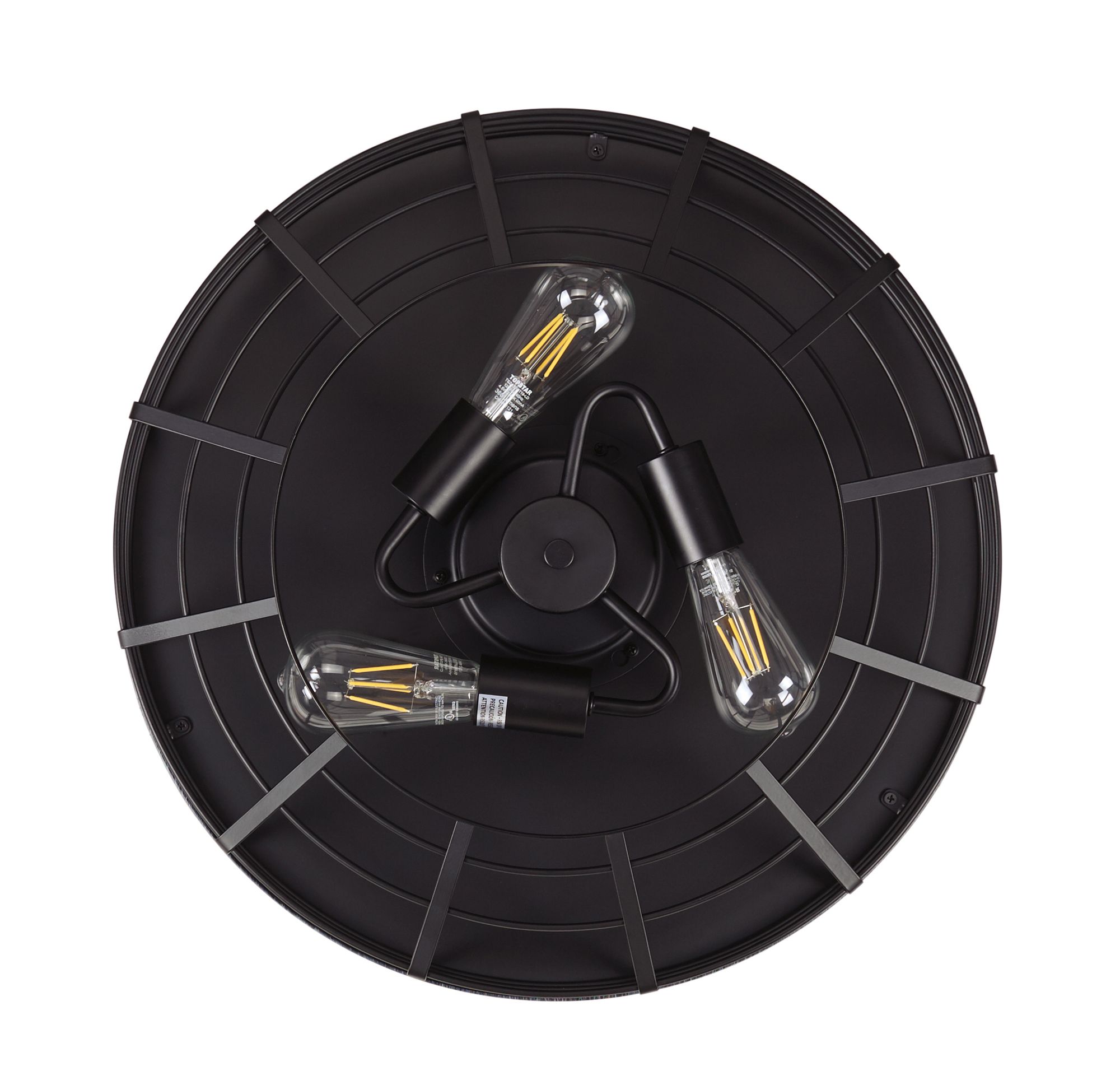 Fanaway Montclair 48" Black Retractable Blade Fan & Light