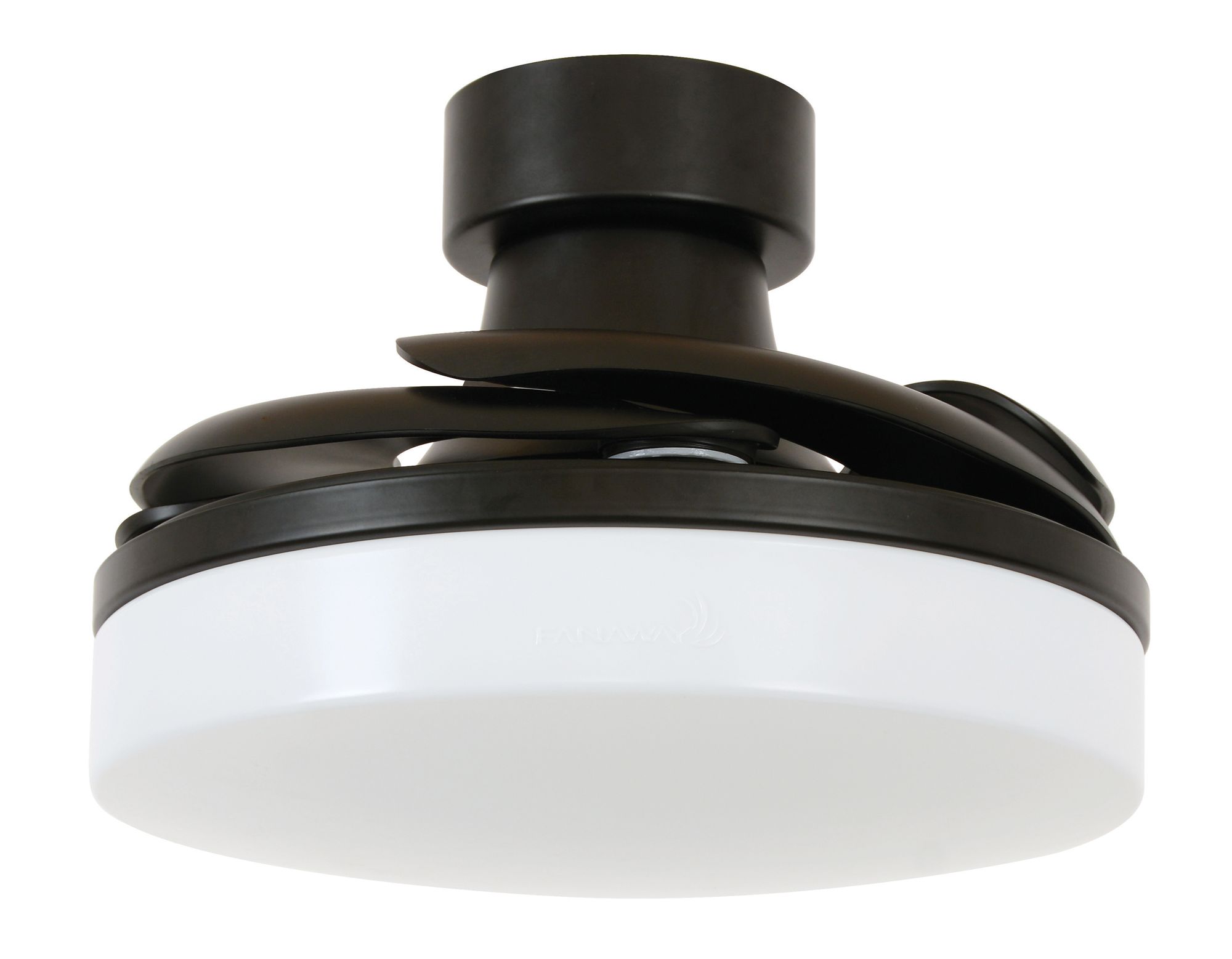 Thumbnail2 of Fanaway Orbit 36" Indoor/Outdoor Black Retractable Blade Fan & Light more views