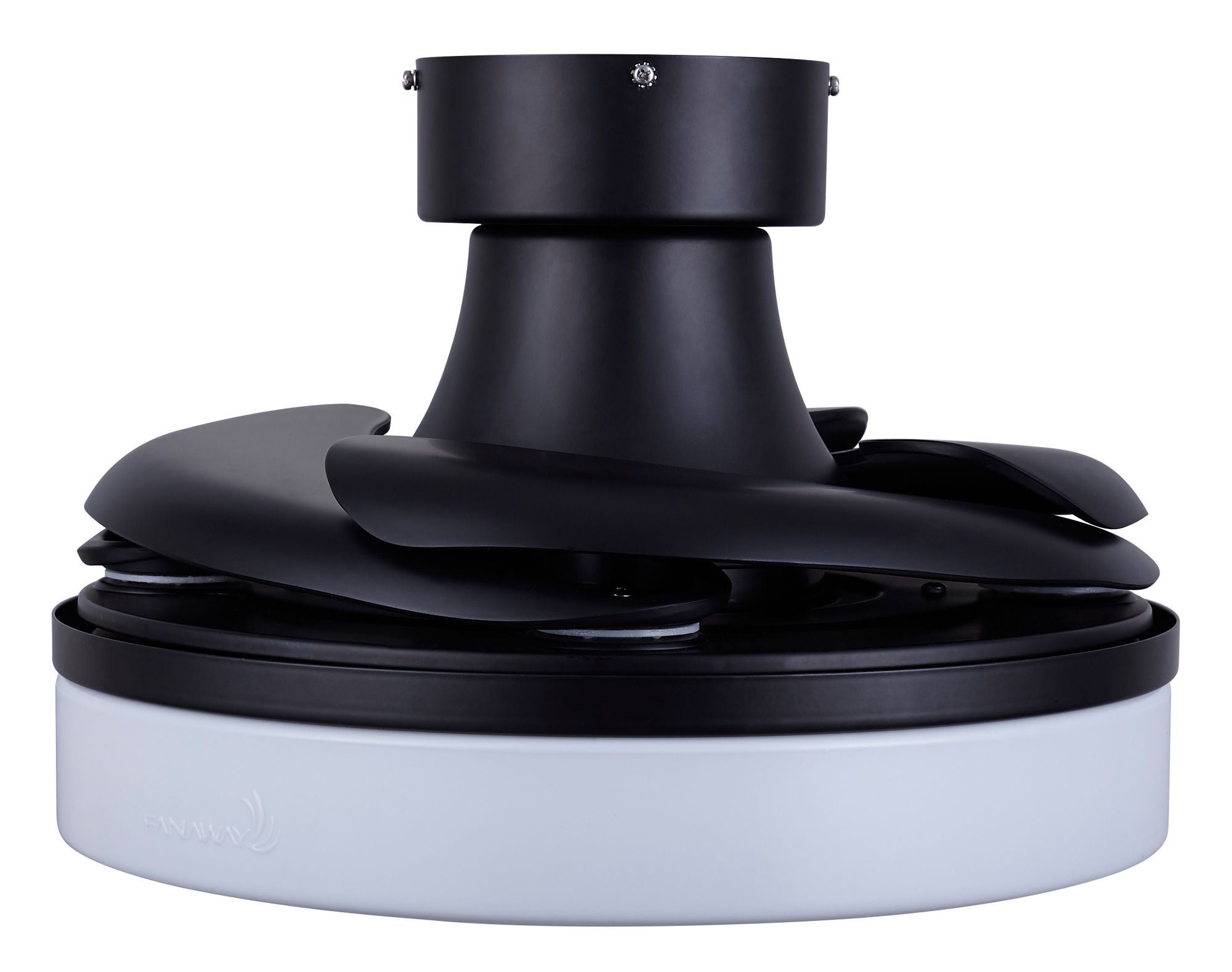 Thumbnail4 of Fanaway Orbit 36" Indoor/Outdoor Black Retractable Blade Fan & Light more views