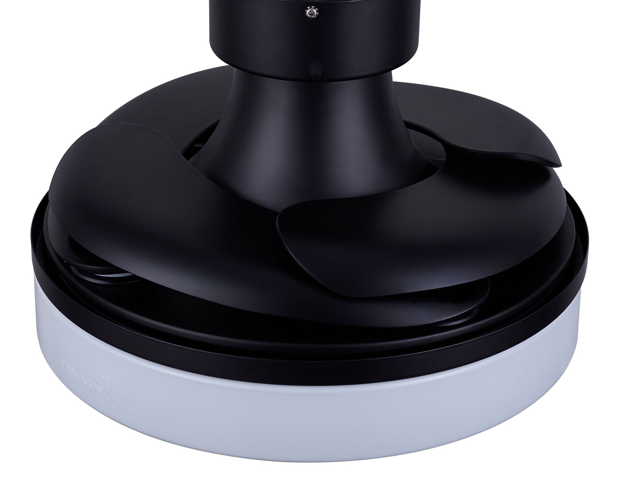 Fanaway Orbit 36" Indoor/Outdoor Black Retractable Blade Fan & Light