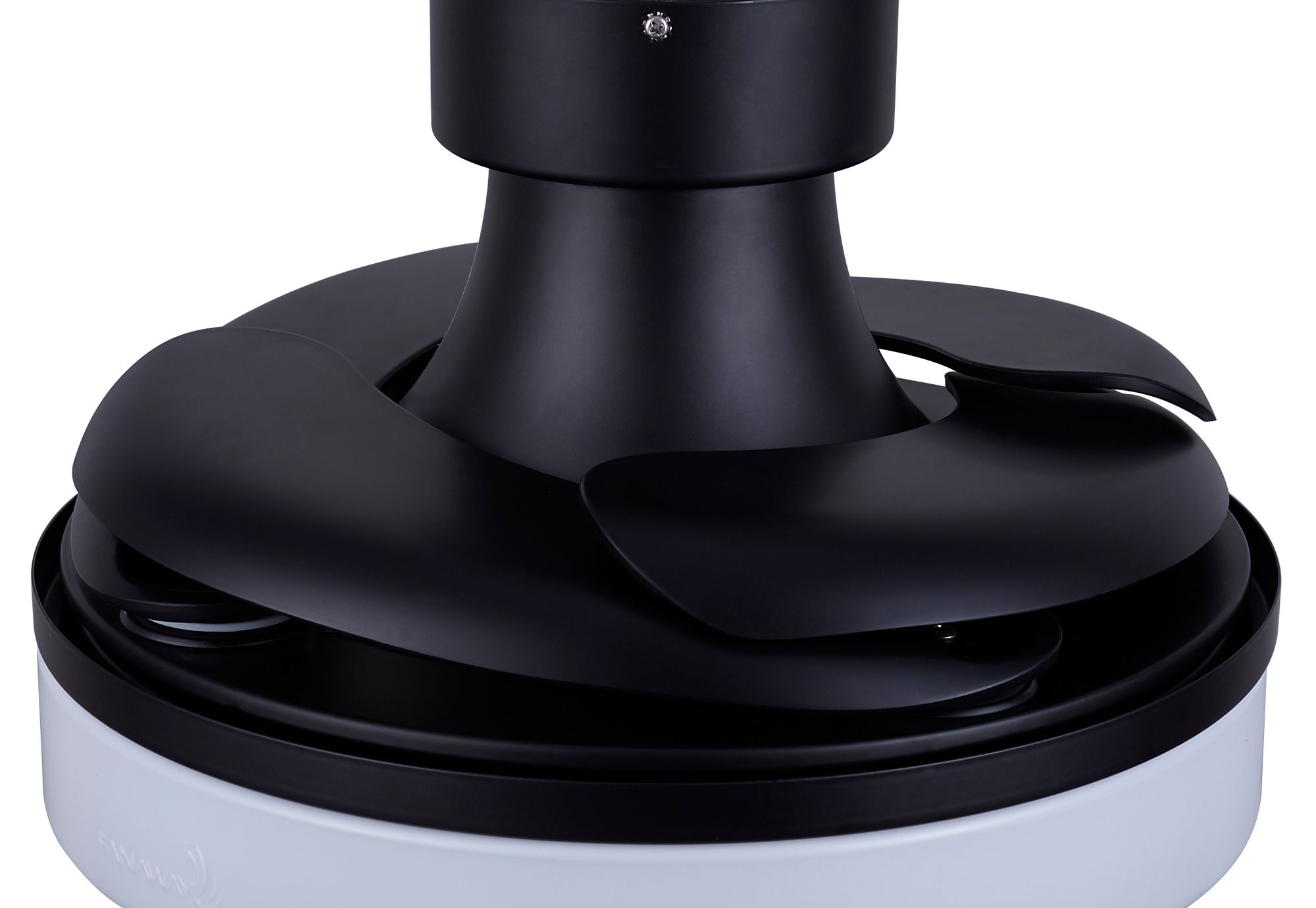 Fanaway Orbit 36" Indoor/Outdoor Black Retractable Blade Fan & Light
