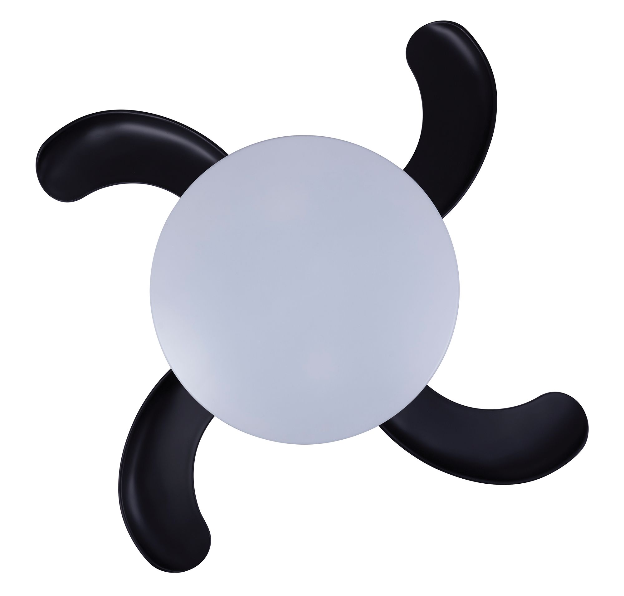 Fanaway Orbit 36" Indoor/Outdoor Black Retractable Blade Fan & Light