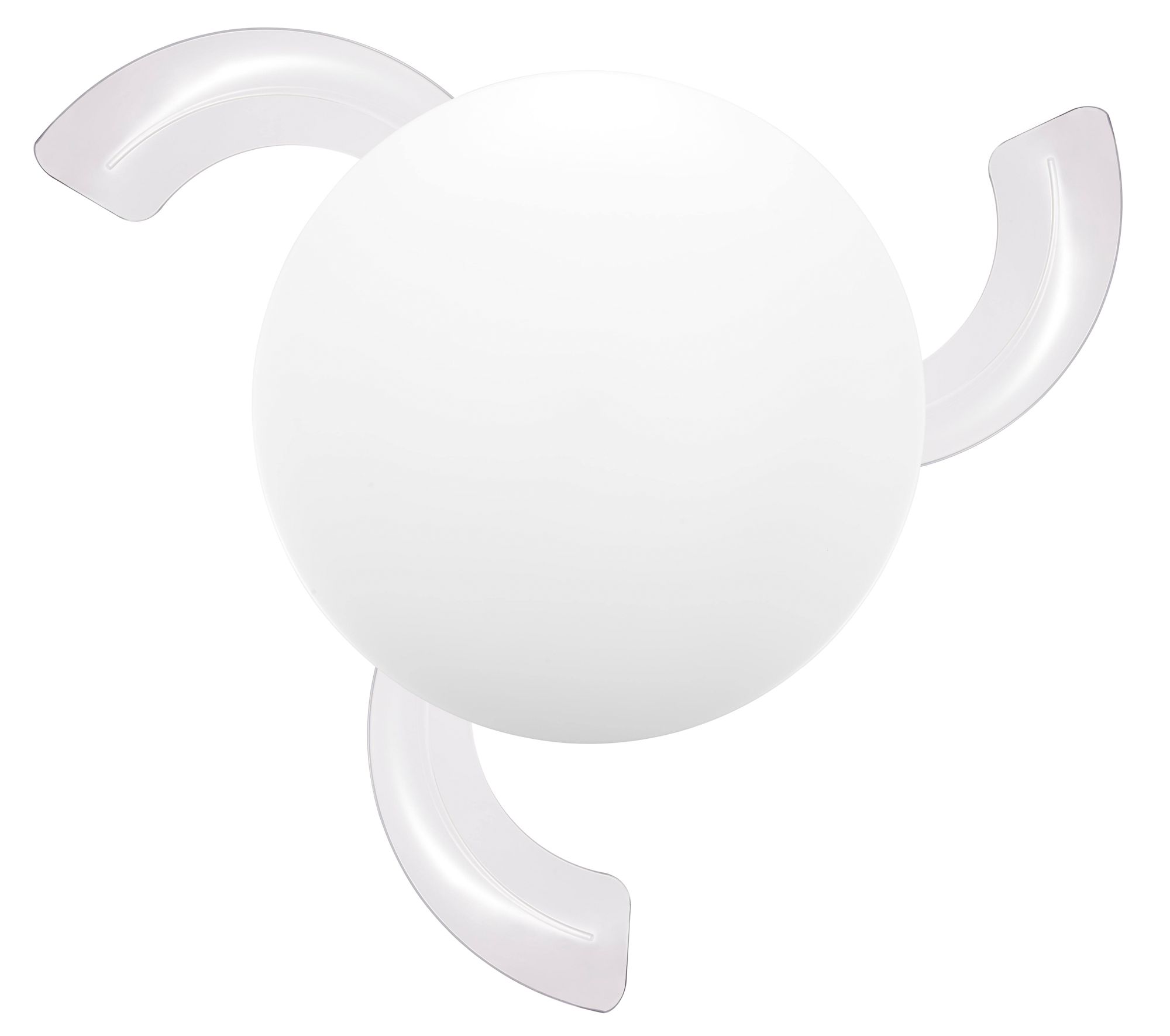 Fanaway Stroll 42" White Retractable Blade Fan & Light