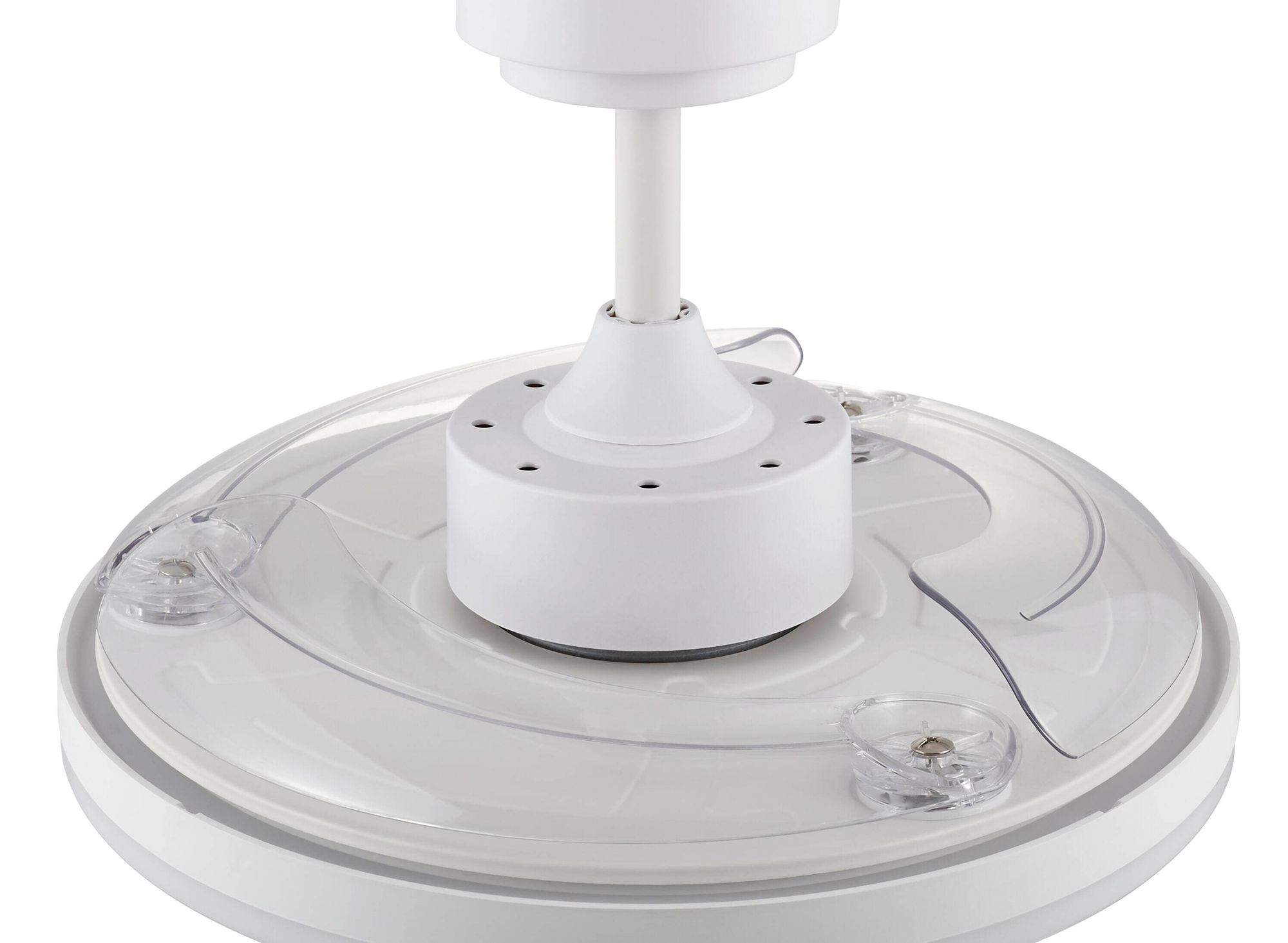 Fanaway Stroll 42" White Retractable Blade Fan & Light