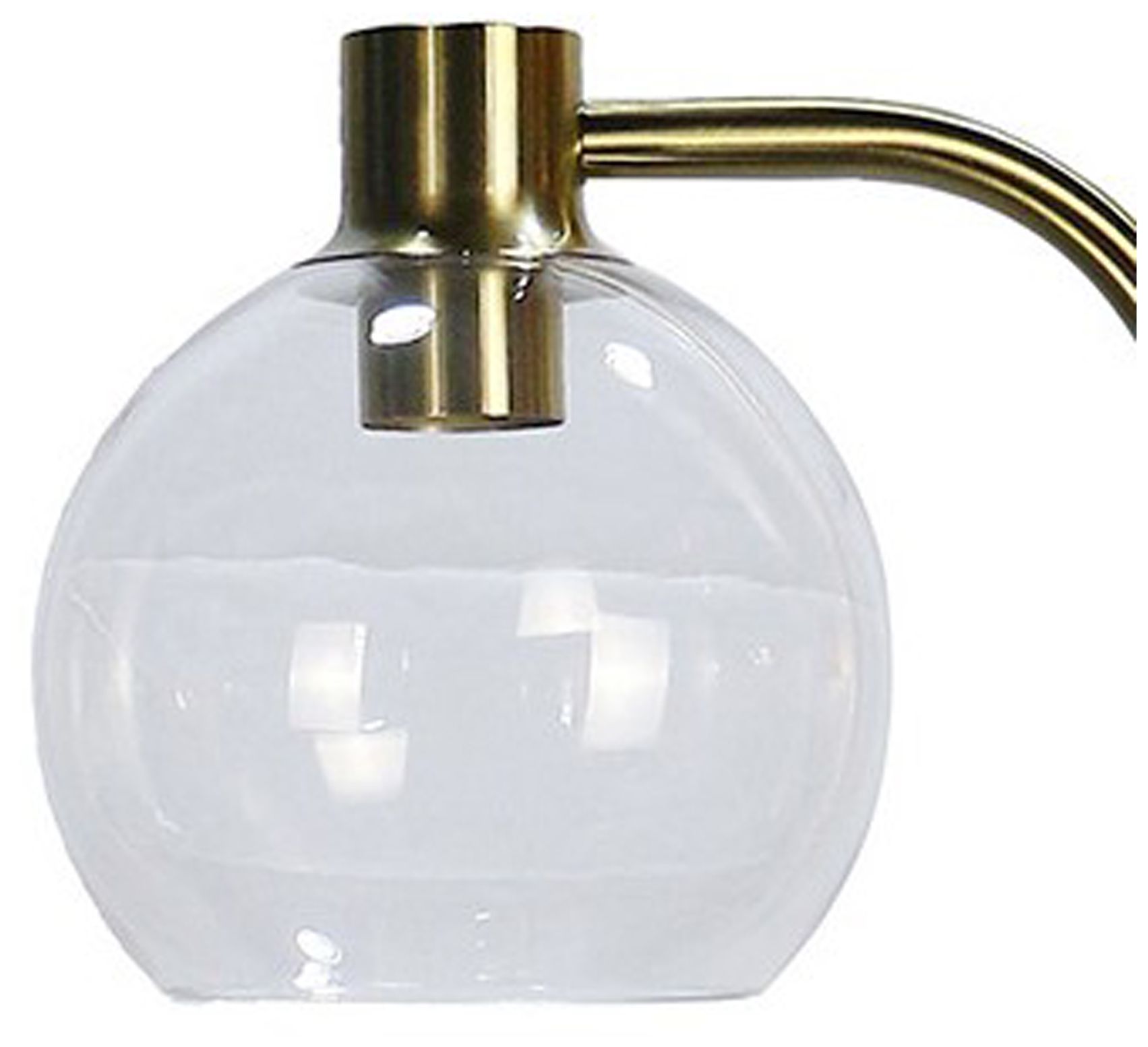 Image 5 Fangio Lighting 1736SG Adjustable Metal Pharmacy Floor Lamp in Soft Gold more views