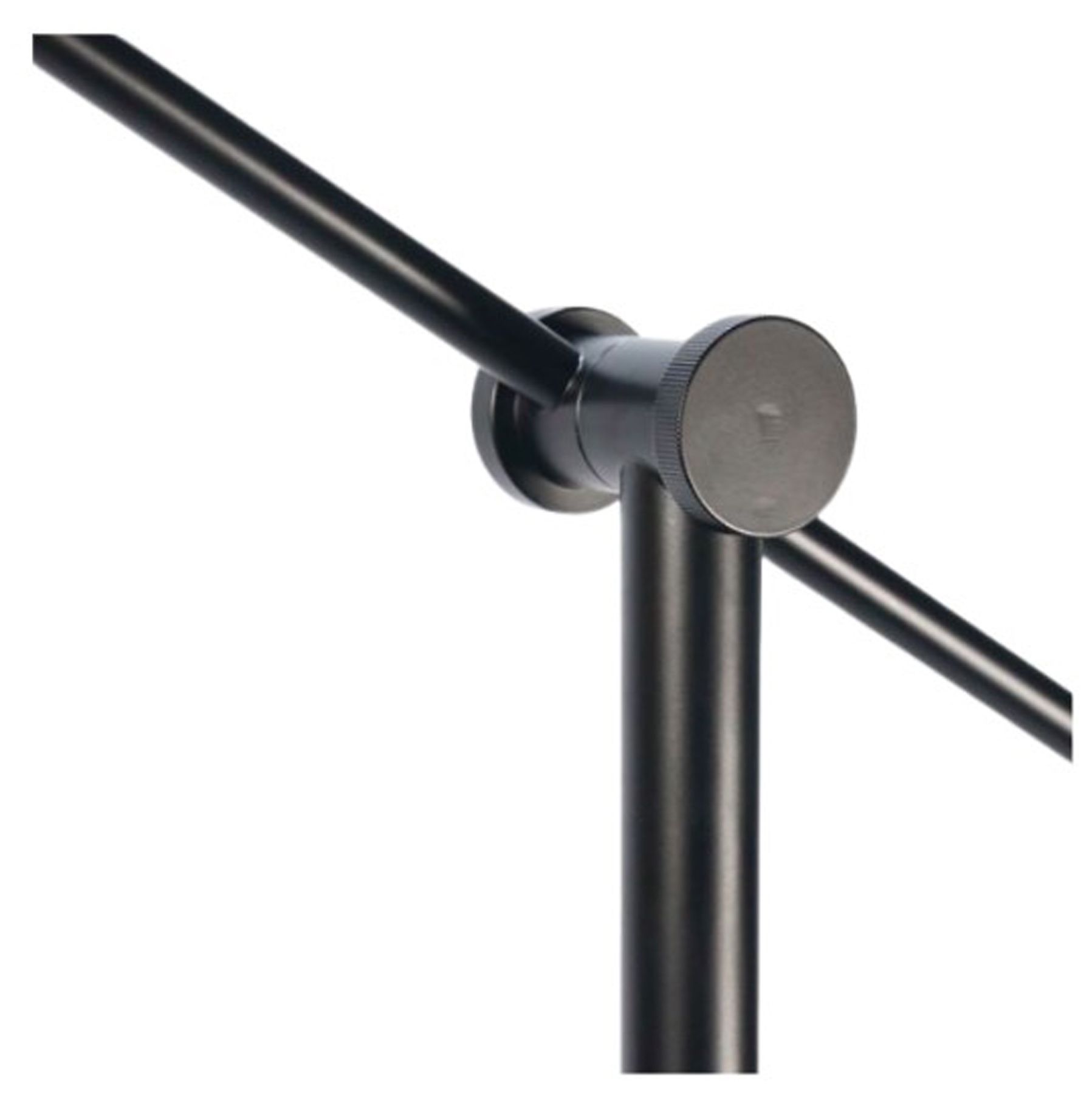 Image 3 Fangio Lighting 1739BLK 55 5/8-73" Metal Floor Lamp in Matte Black more views